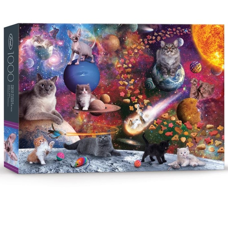 Galaxy Cats 1000 pc puzzle