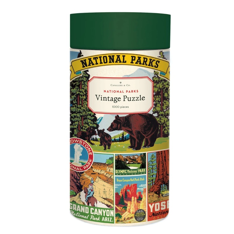 National Parks Posters 1000 Pc  Puzzle
