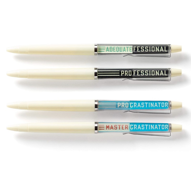 Professional Procrastinator Floaty Pen Set