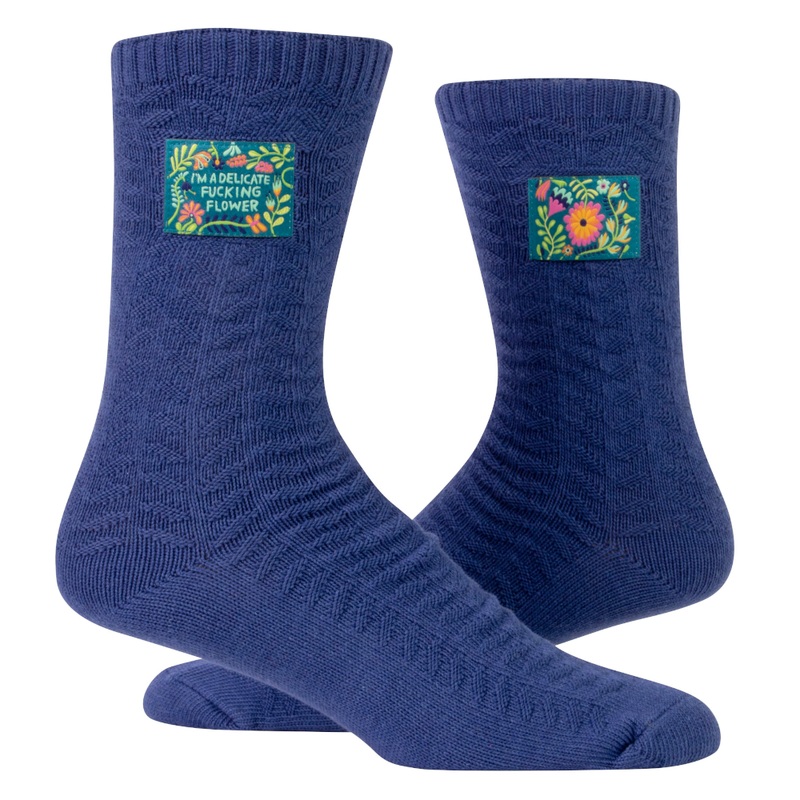 Tag Socks- Delicate F-cking Flower