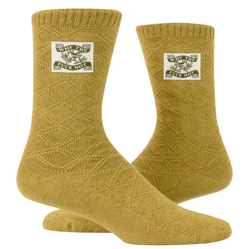 Tag Socks- Why the F-ck Not