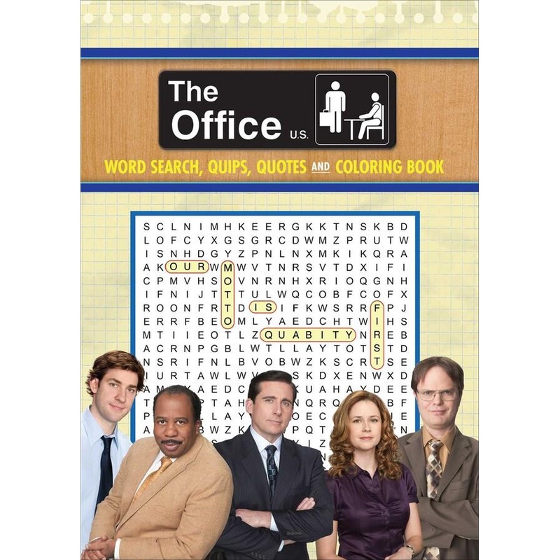 The Office Word Search, Quips, Quotes & Coloring Book
