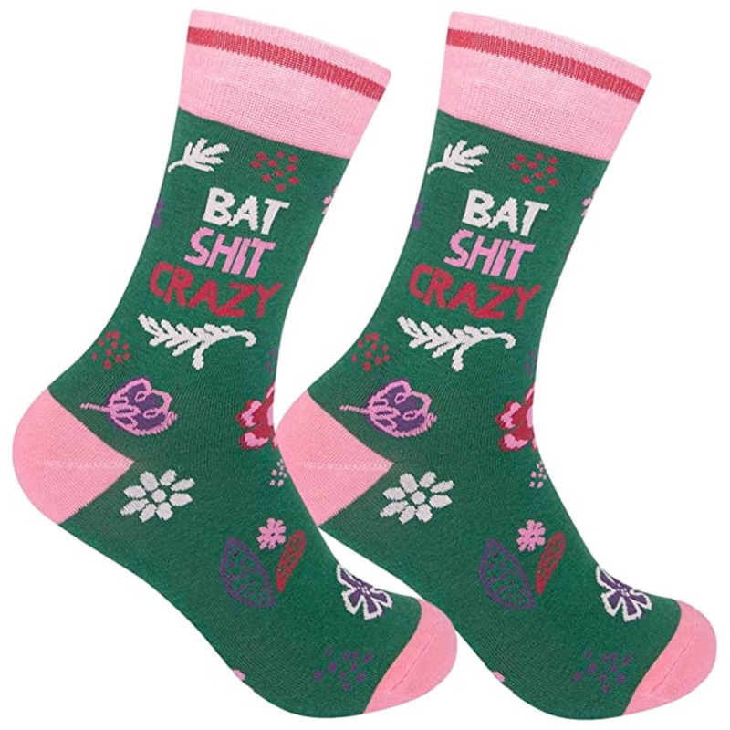 Bat Shit Crazy Socks-