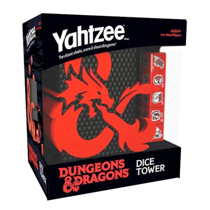 Dungeons & Dragons Yahtzee & Dice Tower-