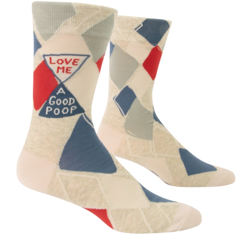 Love Me A Good Poop Men’s Crew Socks