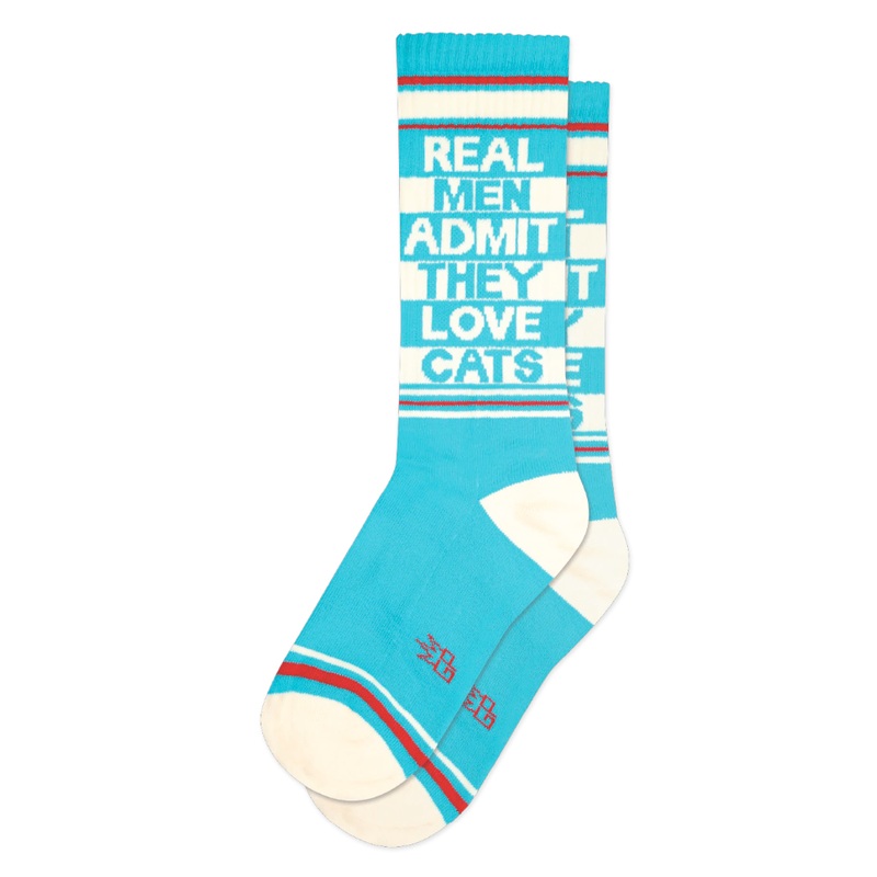 Real Men Admit they Love Cats Socks-