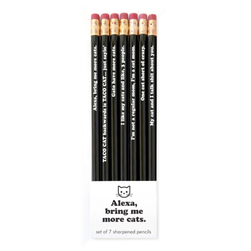 Alexa, Bring Me More Cats… Pencil Set