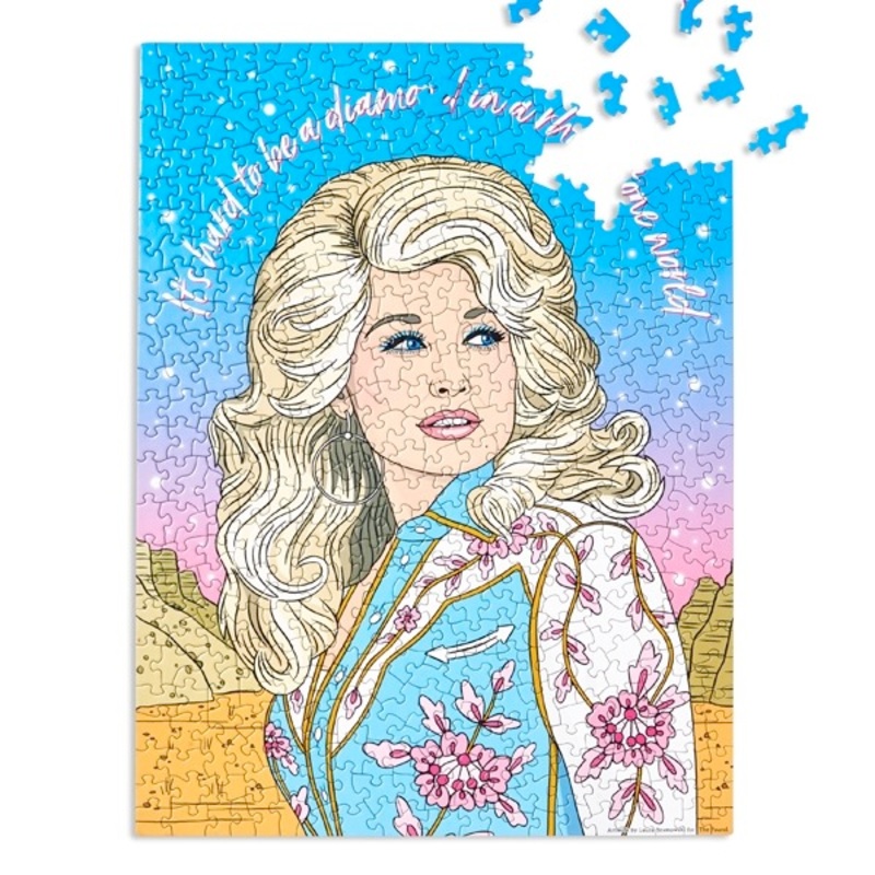 Dolly Rhinestone World Puzzle