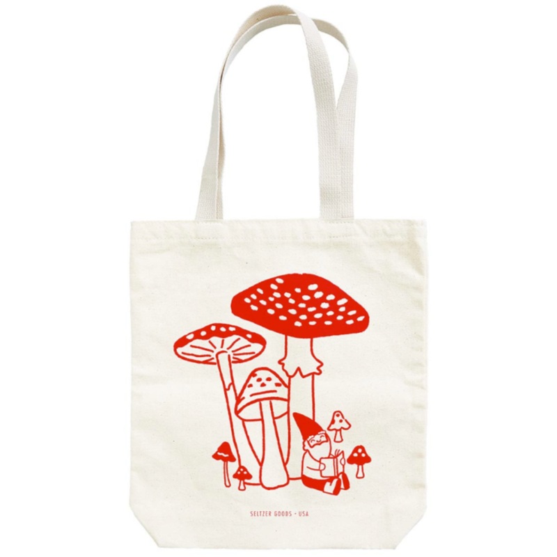 Gnome Mushroom Tote