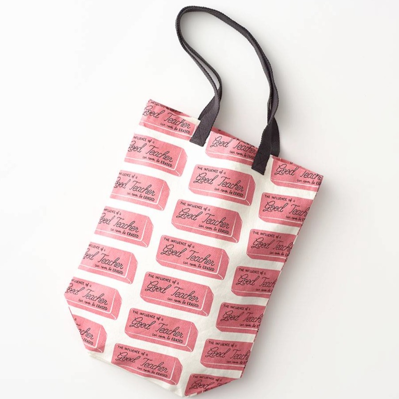 Good Teacher Eraser Tote Bag-