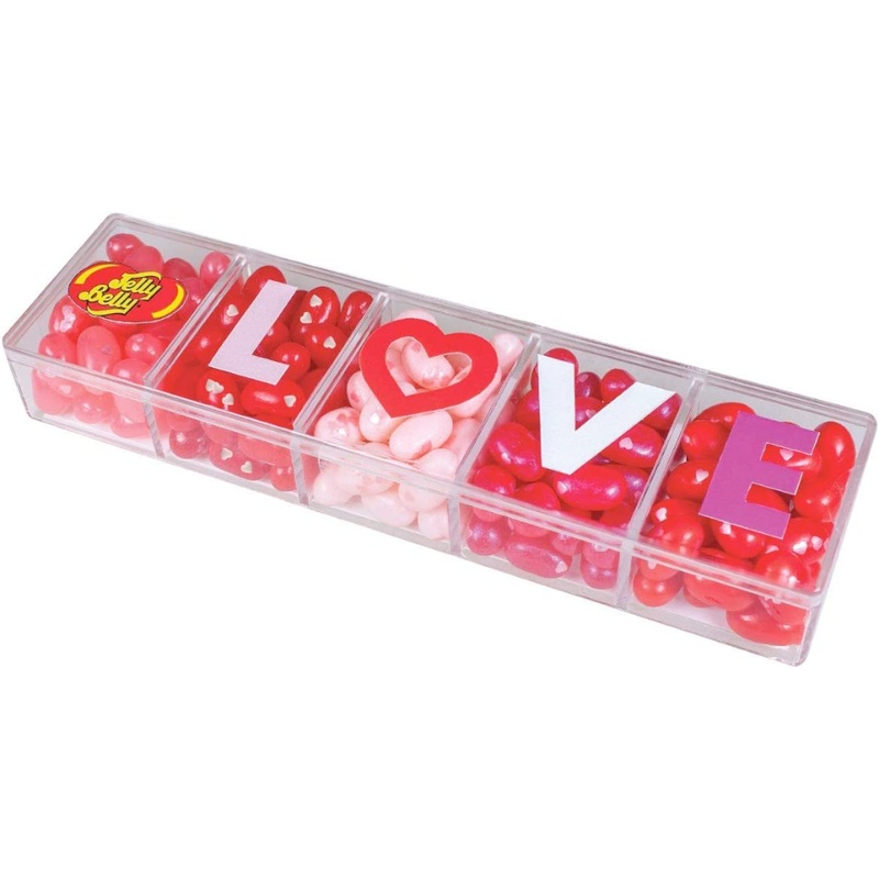 Jelly Belly LOVE beans in Clear gift box