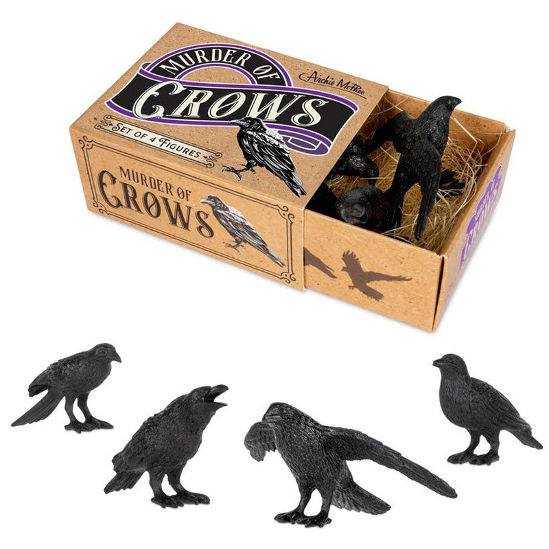 Murder of Crows – set of 4 figures
