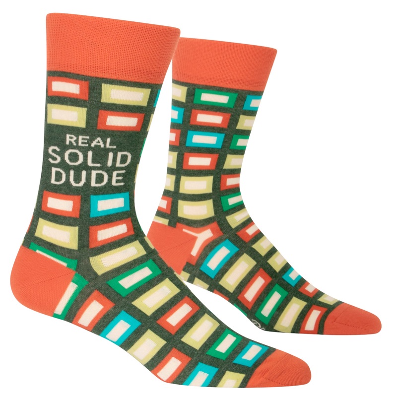 Real Solid Dude Men’s Crew Socks