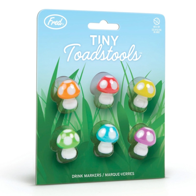 Tiny Toadstools Drink Charms