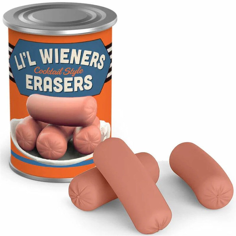 Cocktail Wiener Erasers (Jar of 5)