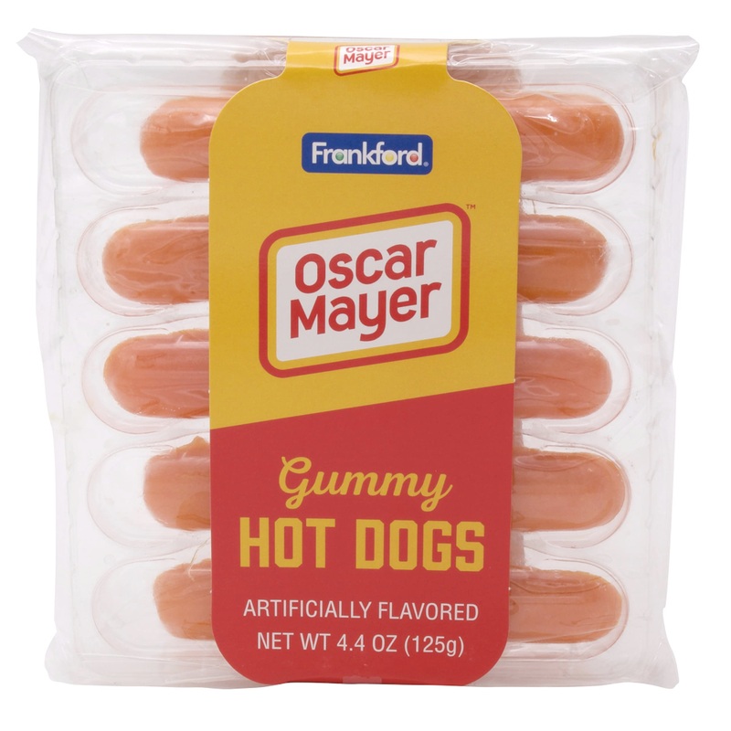 Gummy Kraft Oscar Mayer Hot Dogs