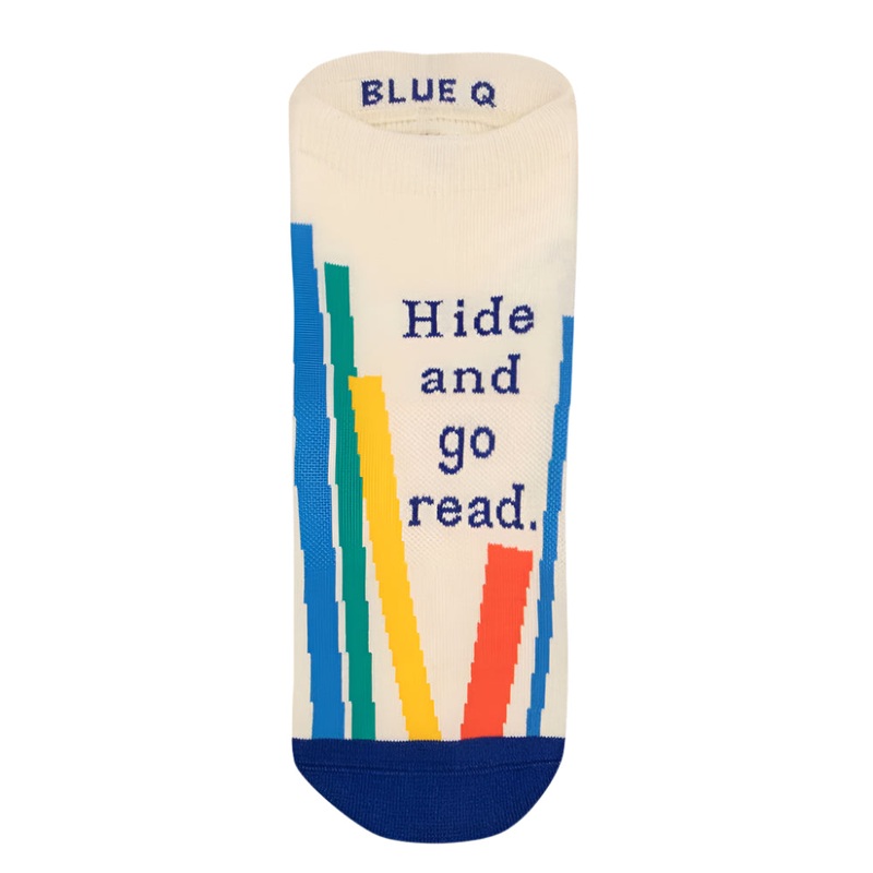 Hide and go read Sneaker Socks