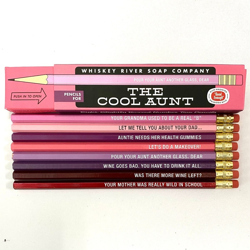 The Cool Aunt – Set of 8 pencils