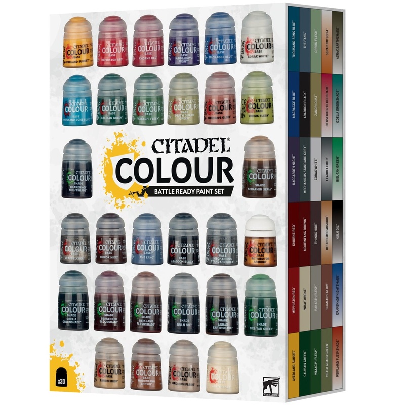 Warhammer Citadel Colour: Battle Ready Paint Set