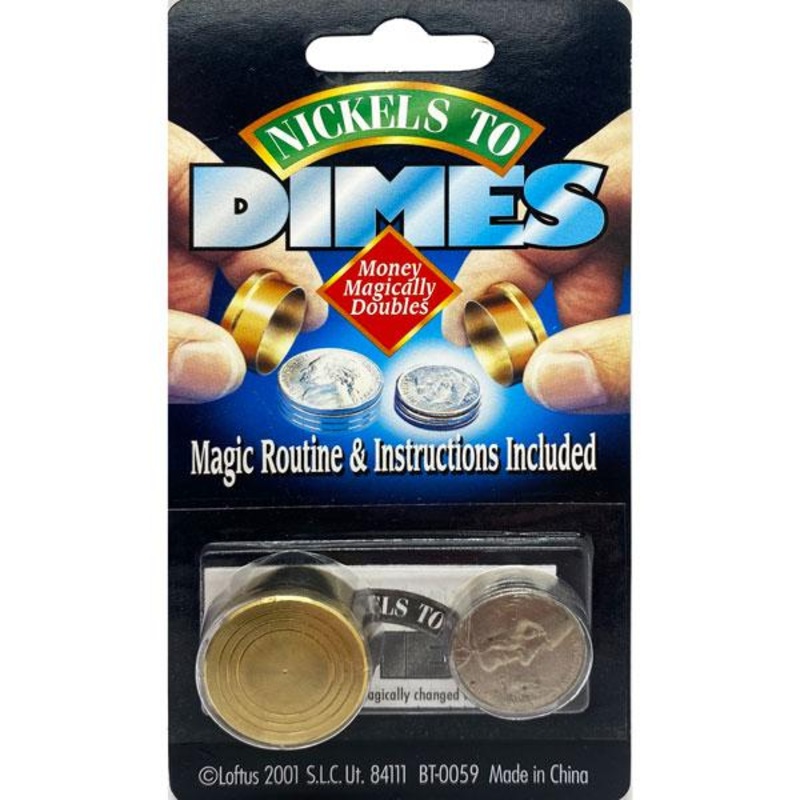 Nickels to Dimes Magic Trick