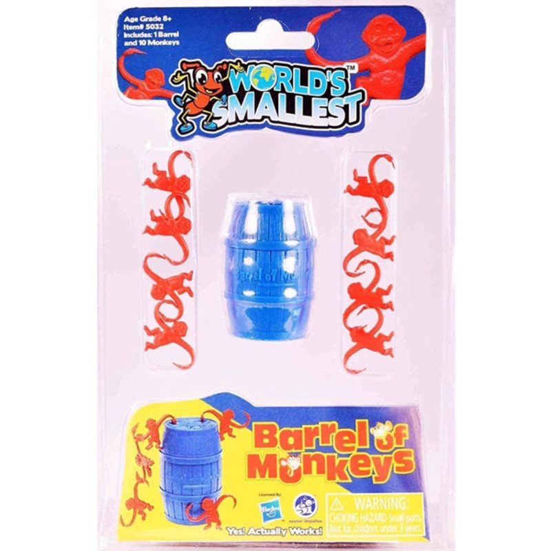Worlds Smallest Barrel of Monkeys