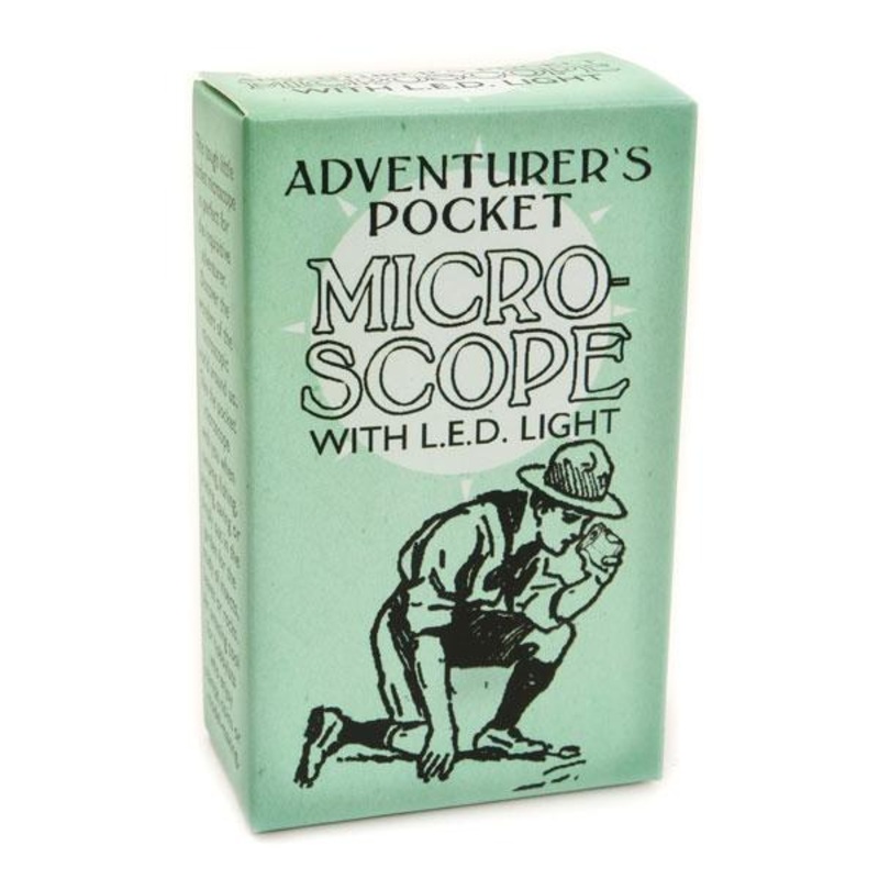 Adventurer’s Pocket Microscope with LED Light