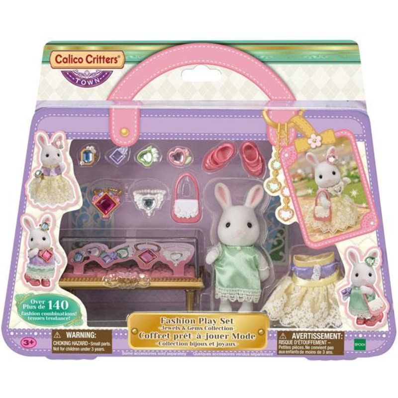 Calico Critters Fashion Play Set – Jewels & Gems Collection