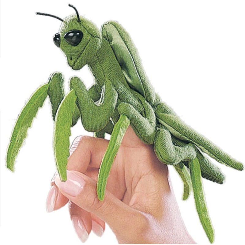 Mini Praying Mantis Finger Puppet