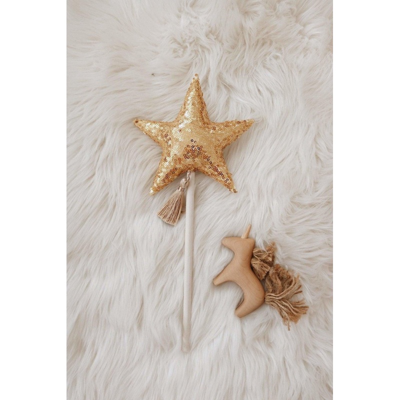 Gold Sequins Magic Wand