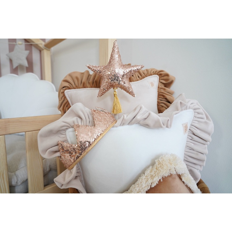 Rose Gold Crown and Wand Magic Set