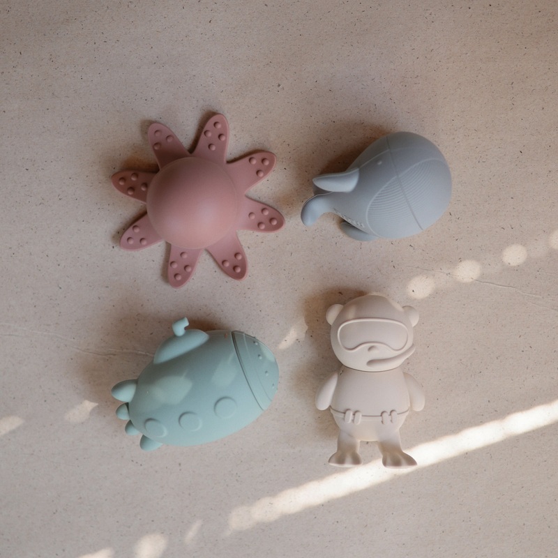 Sealife Mold Free Bath Play Set – 4 Pack
