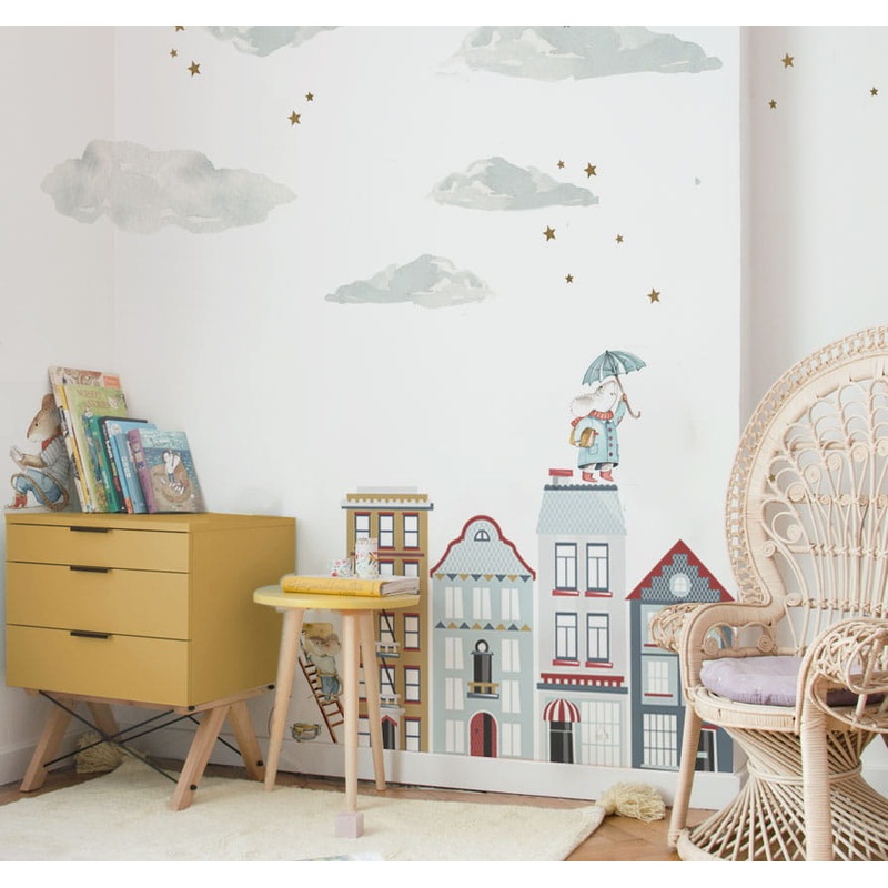 Clouds in the Sky Wall Decal Set