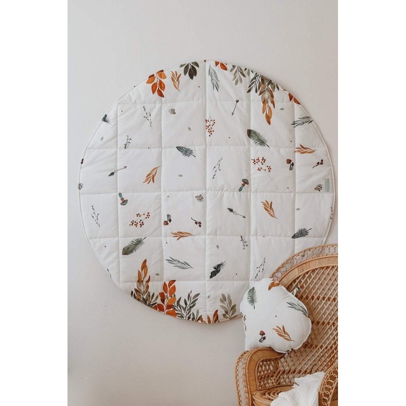 Forest Friends Round Cotton Mat