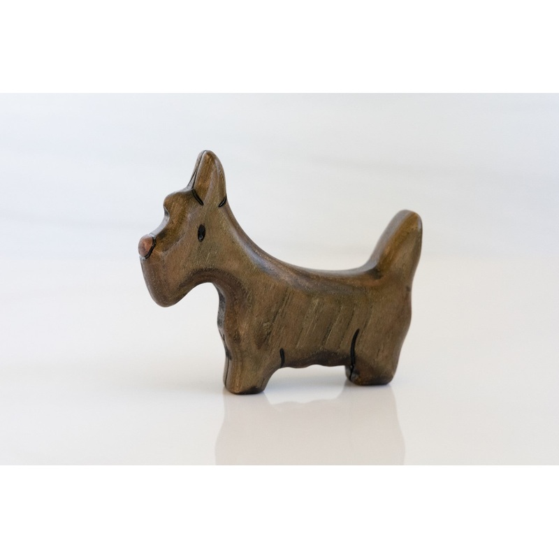 Wooden Scottie Dog Scottish Terrier Toy