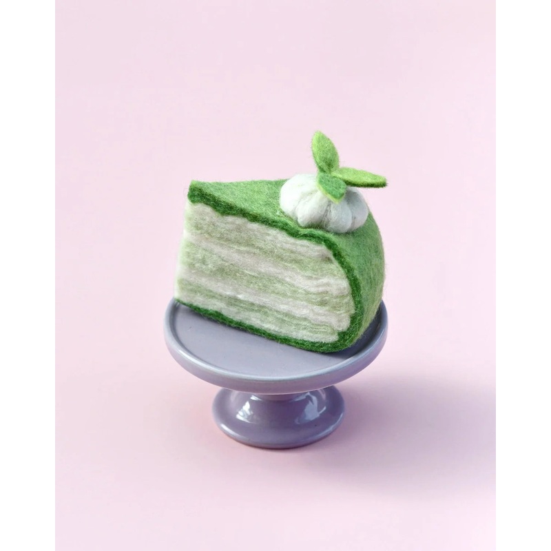 Felt Key Lime Cake Slice
