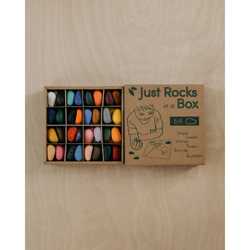 64 Crayon Rocks (2 Sets of 32 Colors in a Box)