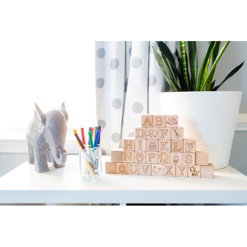 Bannor Maple ABC Block Set