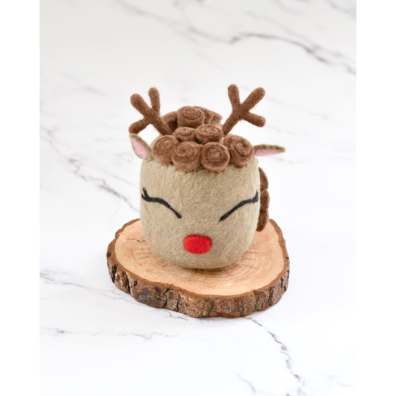 Felt Christmas Reindeer Cake