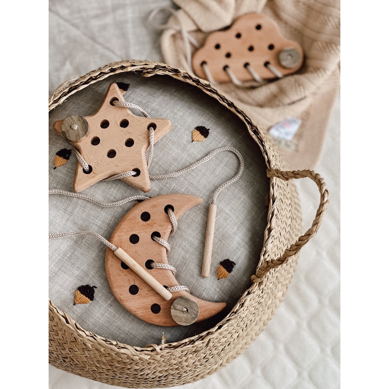 Wooden Lacing Toys