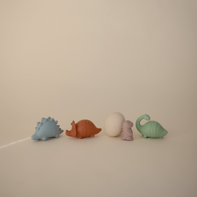 Dino Mold Free Bath Play Set – 4 Pack