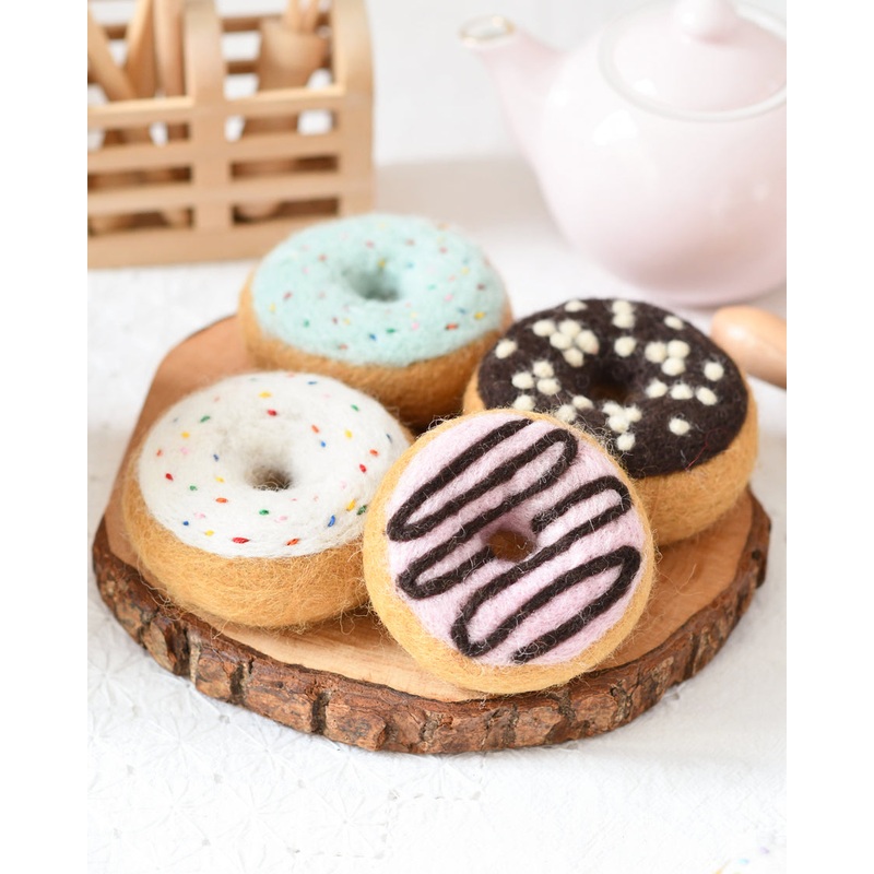 Felt Donuts, Set of 4