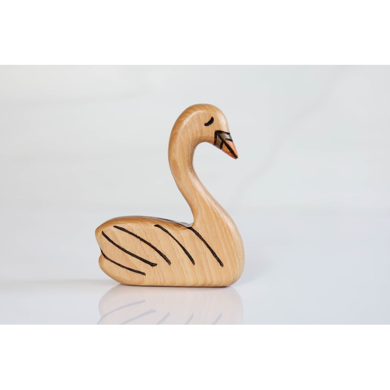 Wooden Swan Toy