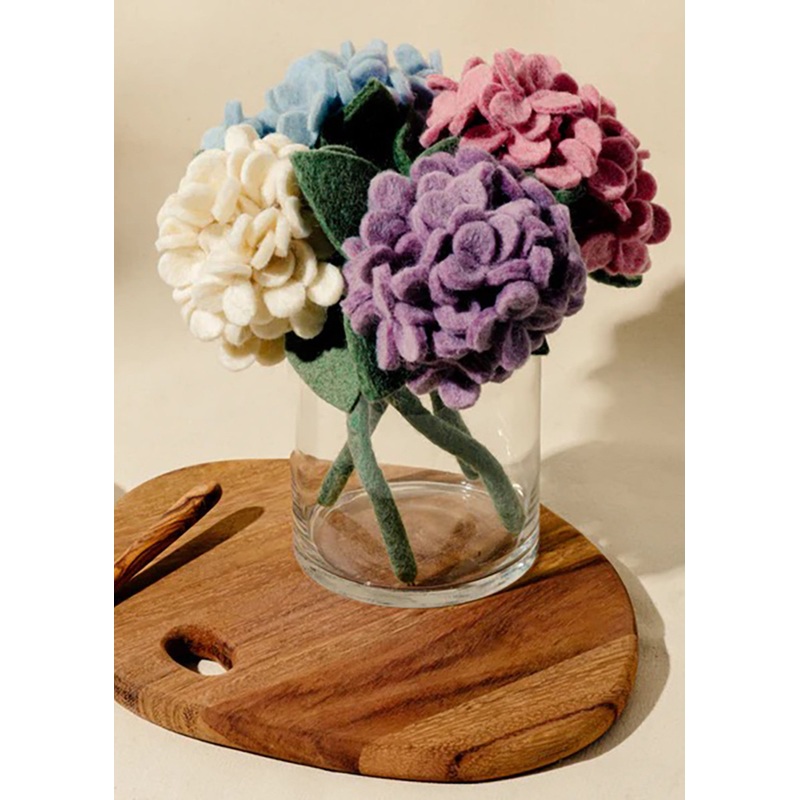 Felt Hydrangea Bouquet