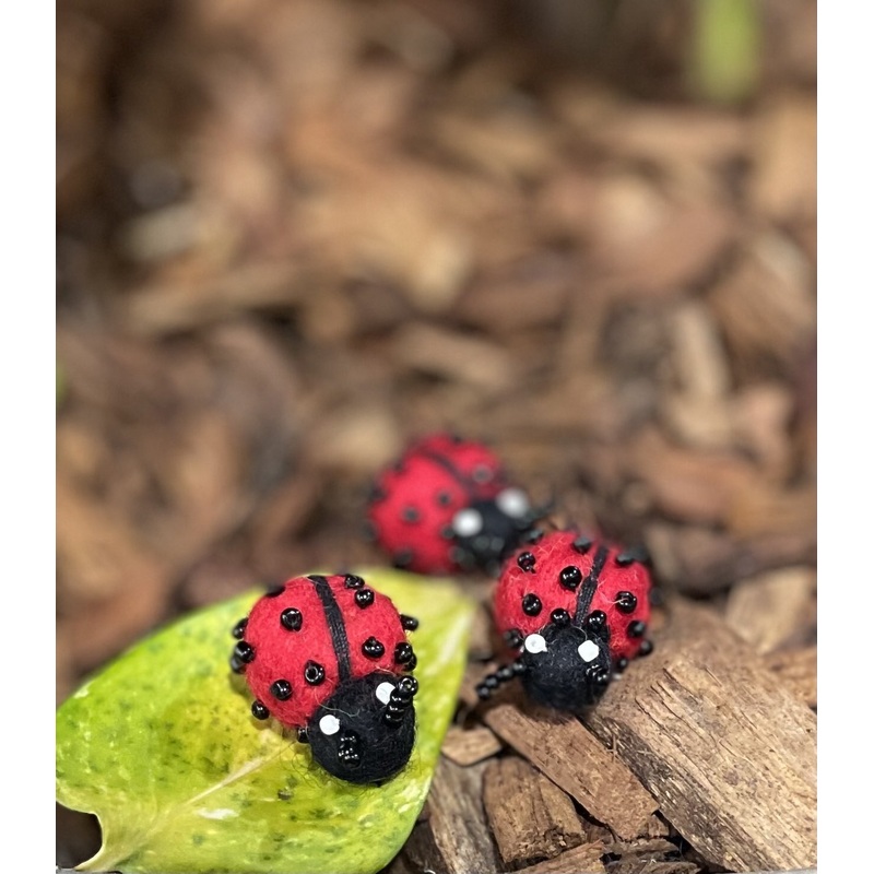 Felt Ladybug. 1 pc