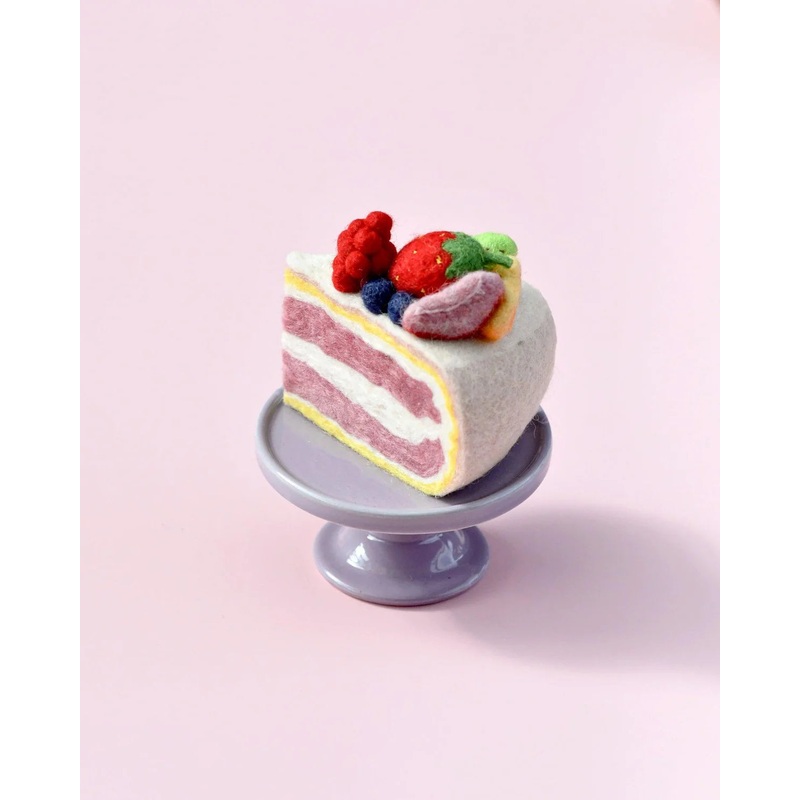 Felt Fresh Fruit Torte Slice