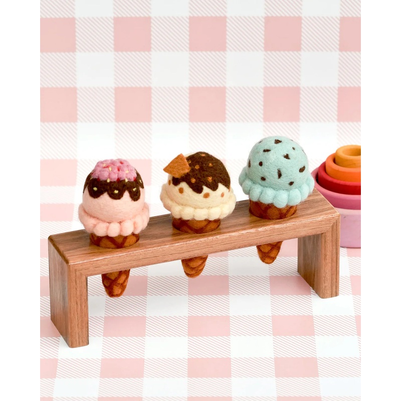 Felt Ice Cream Cone Holder
