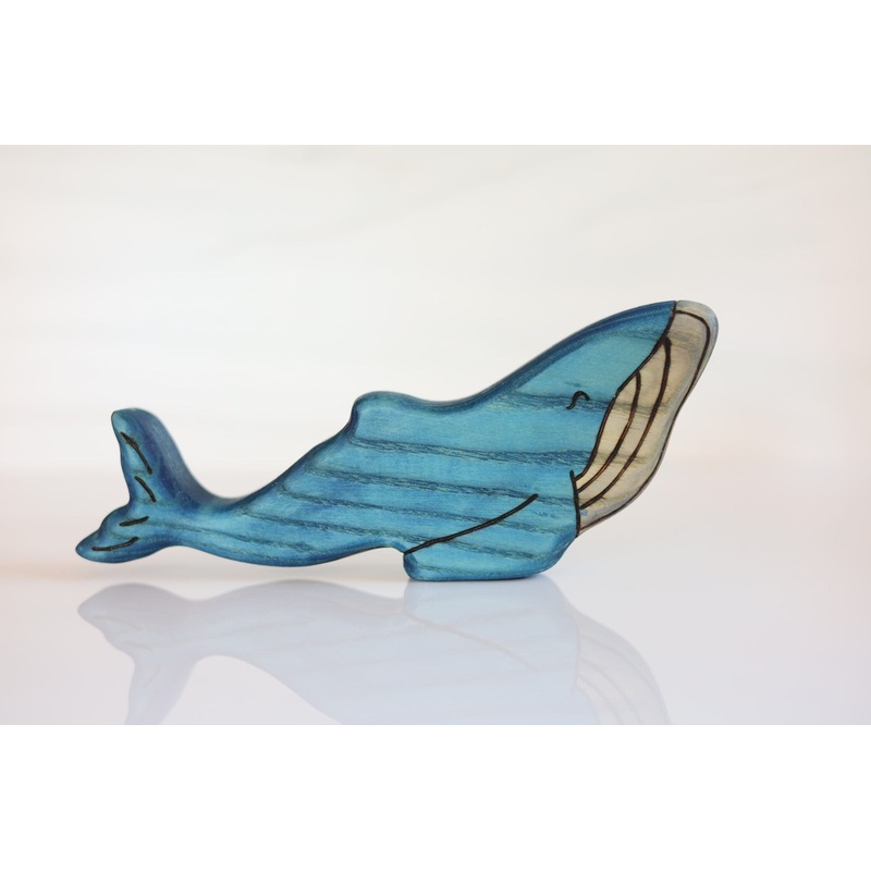 Wooden Humpback Whale Toy
