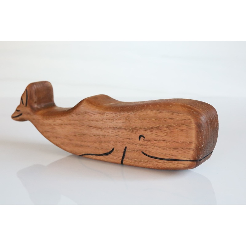 Wooden Sperm Whale Toy