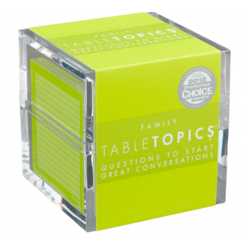 FAMILY TABLETOPICS QUESTIONS TO START GREAT CONVERSATIONS