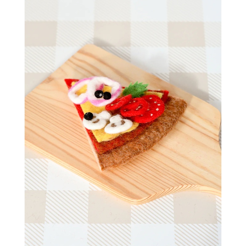 Felt Mushroom Pizza Slice